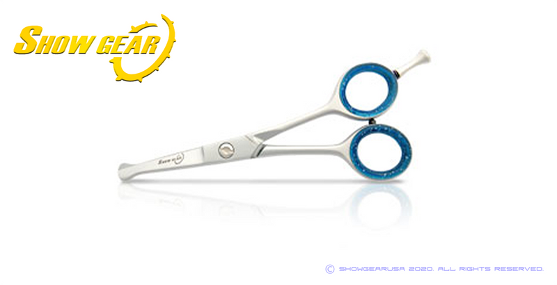 Load image into Gallery viewer, Show Gear Classic Balltip Safety Grooming Shears - Straight or Curved - Choose Size
