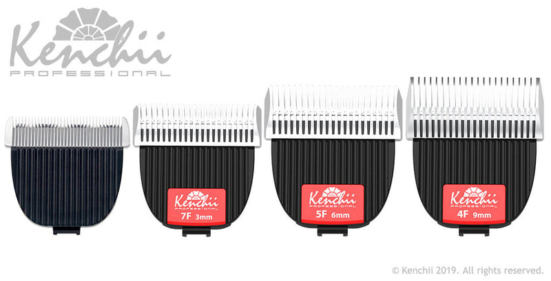 Load image into Gallery viewer, Kenchii Grooming &amp; Beauty - Flash Clipper Blades - 3F, 5F, 4F, 7F, Detail, Sets
