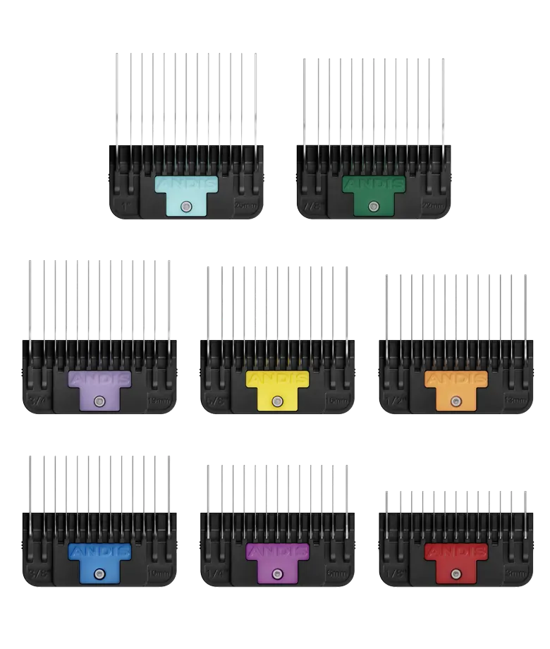 Load image into Gallery viewer, Andis Wide Blade Combs 8-Piece Set
