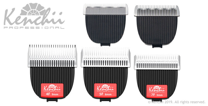 Load image into Gallery viewer, Kenchii Grooming &amp; Beauty - Flash Clipper Blades - 3F, 5F, 4F, 7F, Detail, Sets
