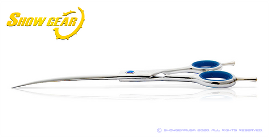 Show Gear Supreme Righty 7.0 Pet Grooming Shears - Choose Straight, Curved, or Set
