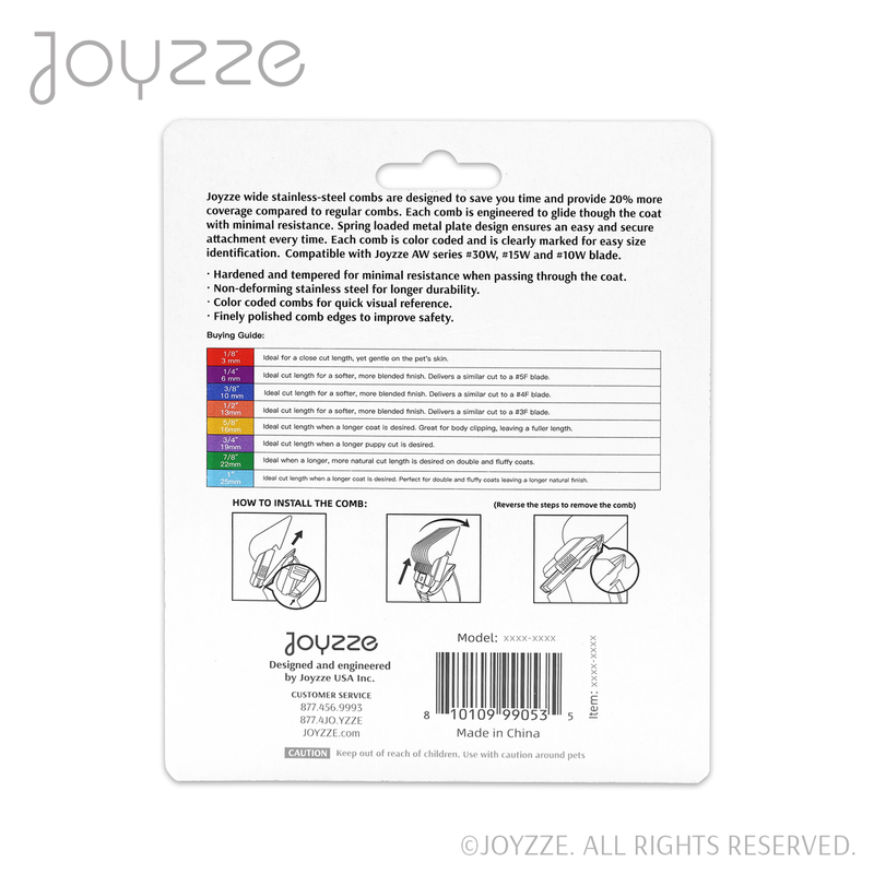 Load image into Gallery viewer, Joyzzee A-Series Wide Metal Combs (Individual)
