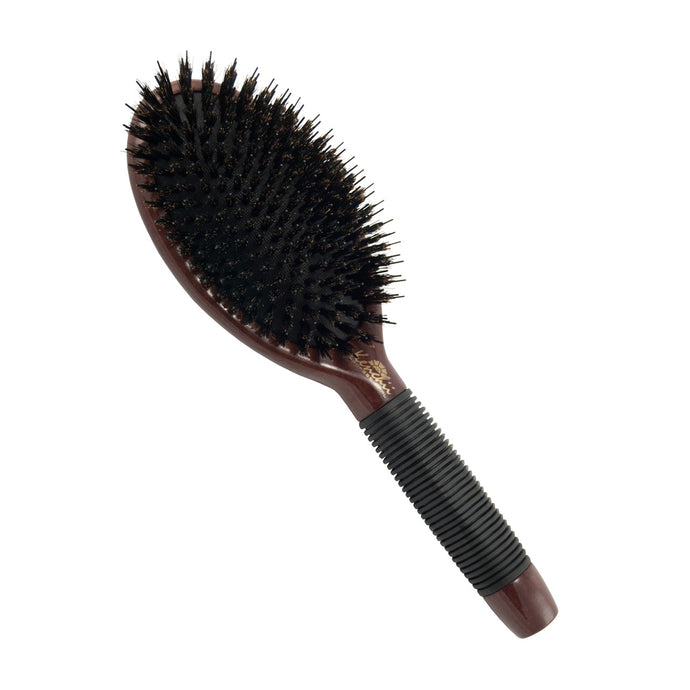 Large Boar and Nylon Bristle Brush with One-piece Maple Body