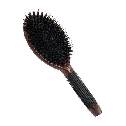Large Boar and Nylon Bristle Brush with One-piece Maple Body