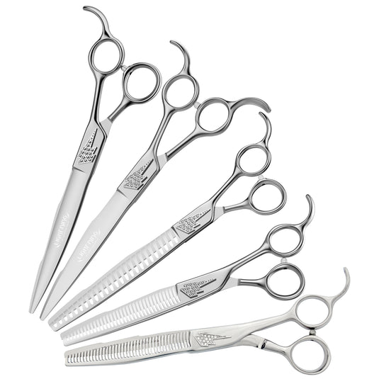 Kenchii Grooming - Jonathan David 7.5"-8.5" Shears / Scissors Choose Straight or Curved
