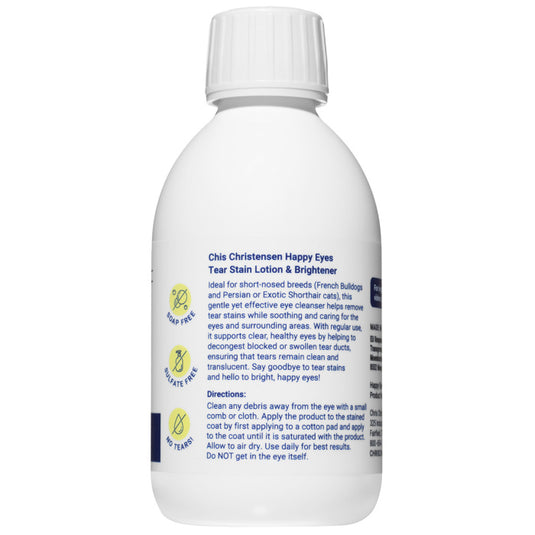 Chris Christensen Happy Eyes Tear Stain Lotion & Brightener - 8.5 oz