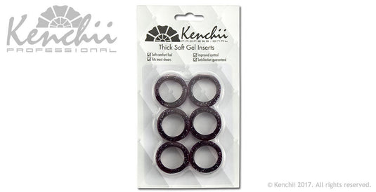 Kenchii Extra Soft Premium Quality Shear Finger Ring Inserts Thick - Choose Your Color