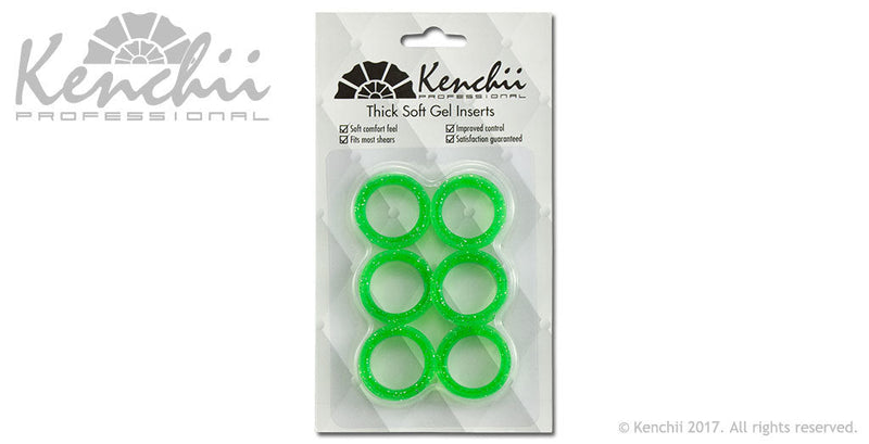 Load image into Gallery viewer, Kenchii Extra Soft Premium Quality Shear Finger Ring Inserts Thick - Choose Your Color
