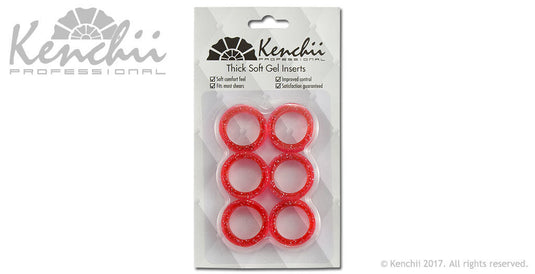 Kenchii Extra Soft Premium Quality Shear Finger Ring Inserts Thick - Choose Your Color