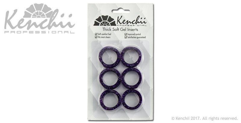 Load image into Gallery viewer, Kenchii Extra Soft Premium Quality Shear Finger Ring Inserts Thick - Choose Your Color
