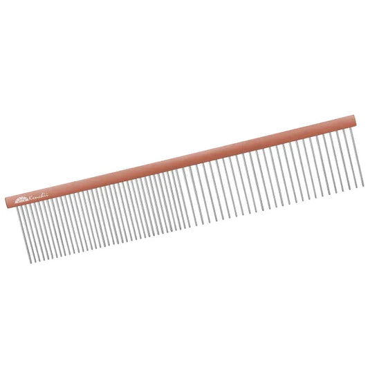 Kenchii™ Premium Satin Rose Gold Grooming Comb - Medium 7.5