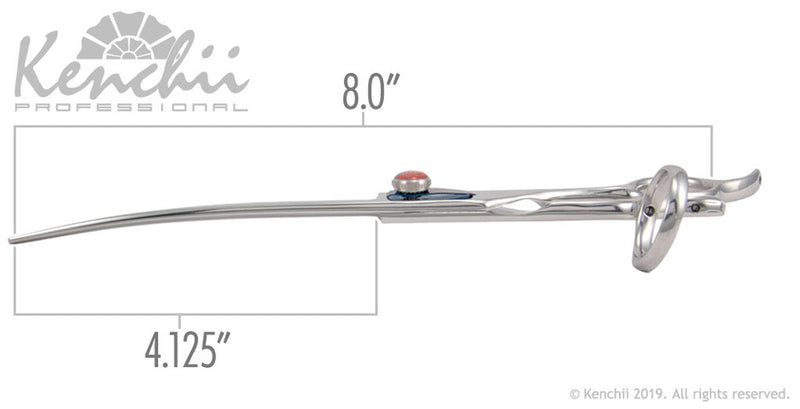 Load image into Gallery viewer, Five Star 8.0 Swivel Offset Shears / Scissors Choose Straight or Curved
