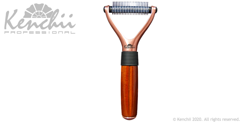 Load image into Gallery viewer, Kenchii Grooming - Shedding Pet Rake Dog &amp; Pet Groomers - Choose No. of Teeth - 16, 23, 40, or Set
