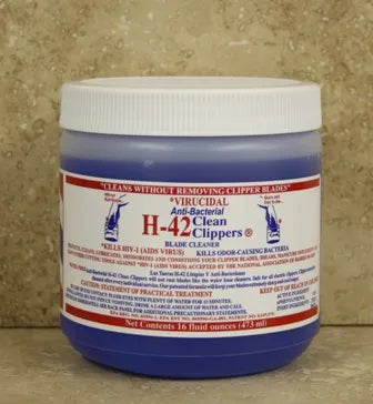 Virucidal Anti-Bacterial H-42 Clean Clippers® 16 oz Jar