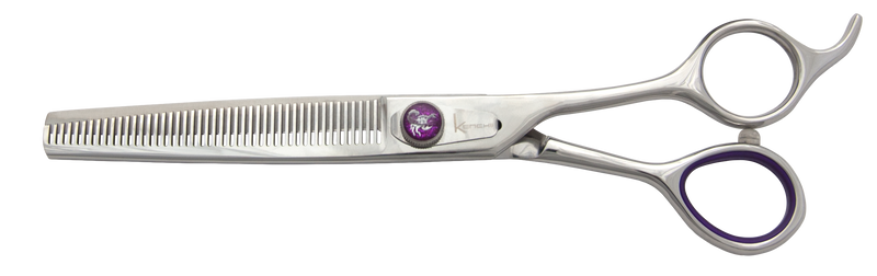 Load image into Gallery viewer, Kenchii Grooming - Scorpion Texture Shears - Choose 24 or 46 Teeth
