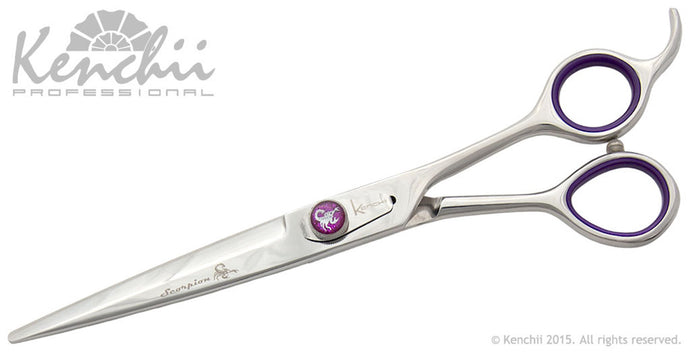 Kenchii Grooming - Scorpion Shears - Choose Straight or Curved and Your Size from 7.0 to 9.0