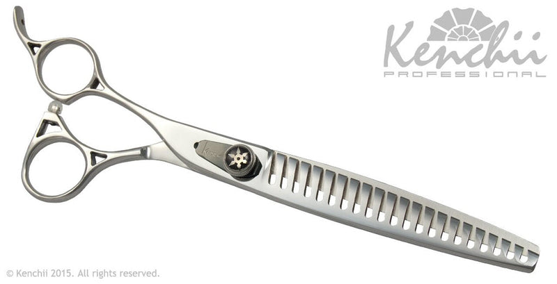 Load image into Gallery viewer, Kenchii Grooming - Lefty Shinobi Texture Shears - Choose 21 or 36 Teeth
