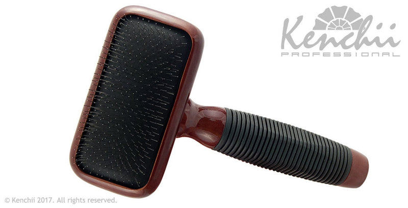 Load image into Gallery viewer, Kenchii Slicker Brush for Professional Dog Groomers Undercoat Removal - Choose Your Size
