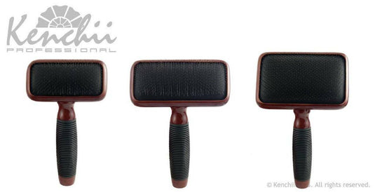 Kenchii Slicker Brush for Professional Dog Groomers Undercoat Removal - Choose Your Size